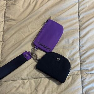 Lululemon Purple and Navy Pouches